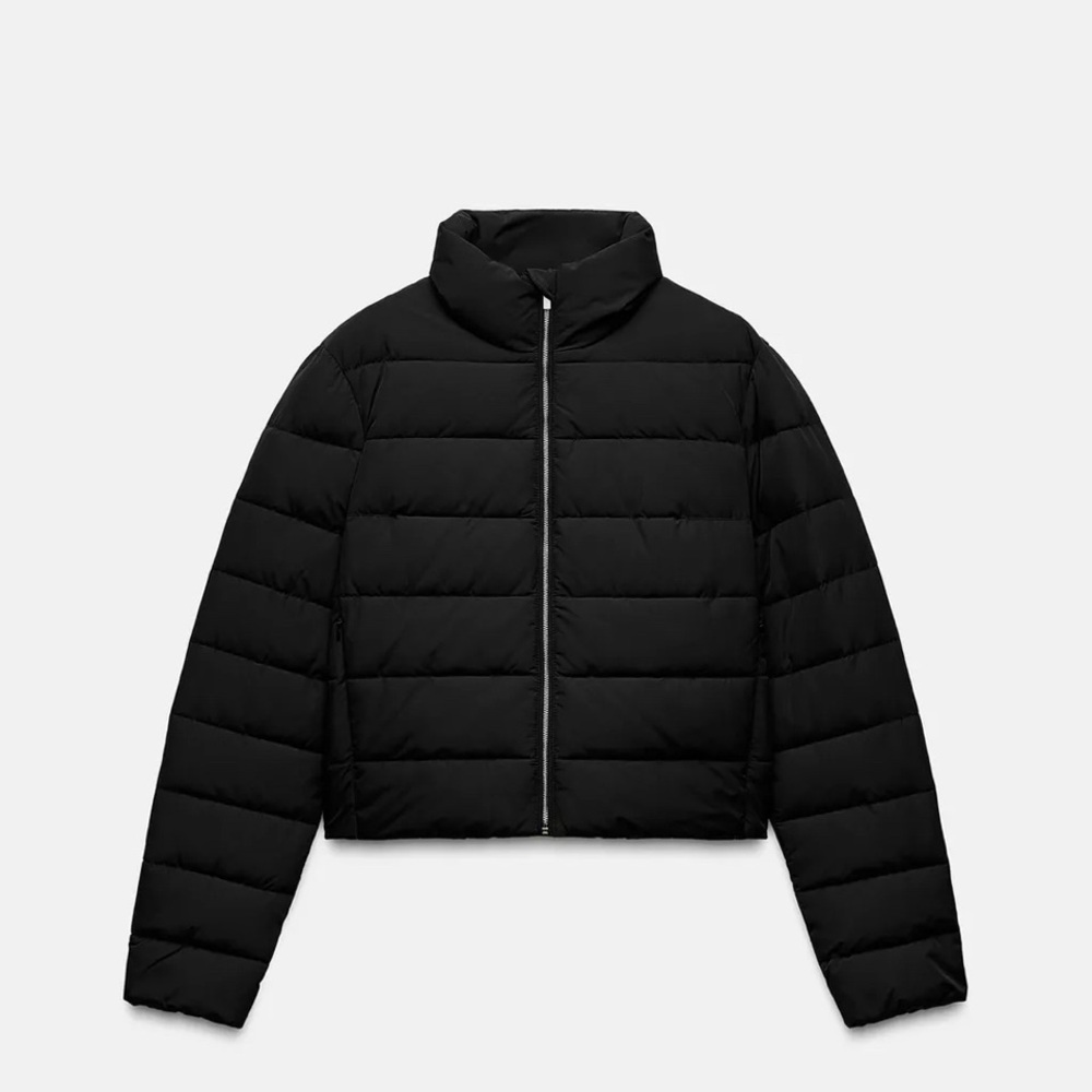 Women's Zara Black Puffer Jacket